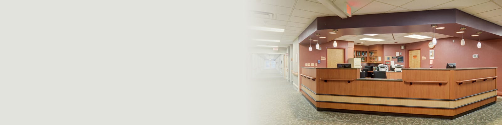 The front desk at Monroeville