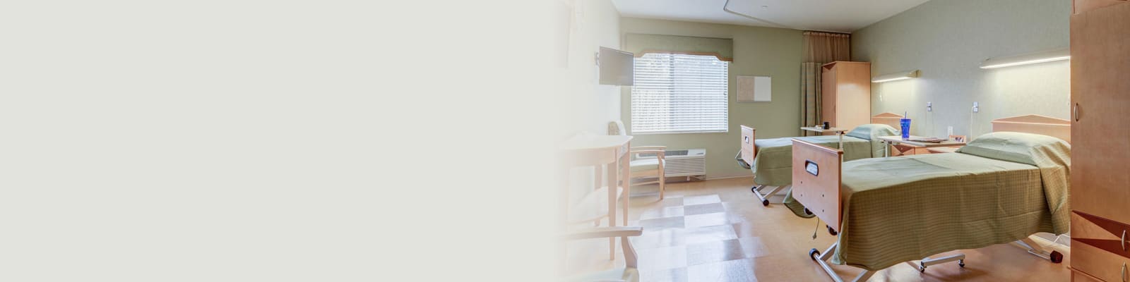 A patients room at Monroeville